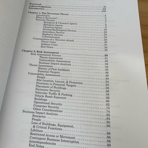 BUSINESS AT RISK: How to Assess, Mitigate, & Respond to Terrorist Threats. Book - Picture 11 of 16
